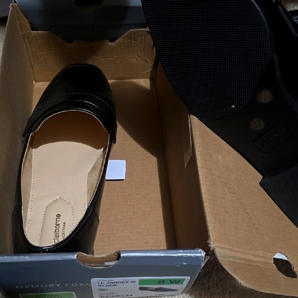 Liz Claiborne black loafers